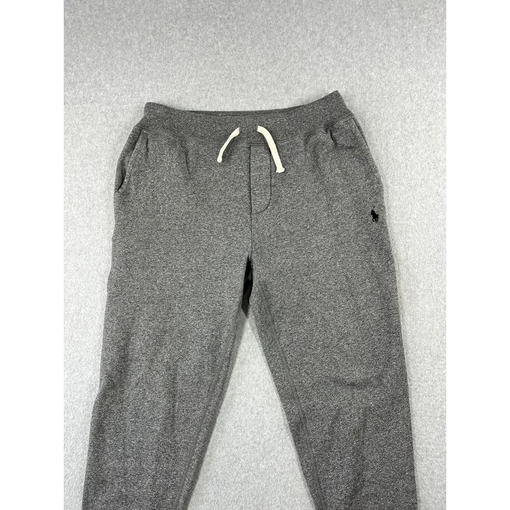 Polo Ralph Lauren Tapered Jogger Pants Mens M Heather Gray Fleece Sweatpants
